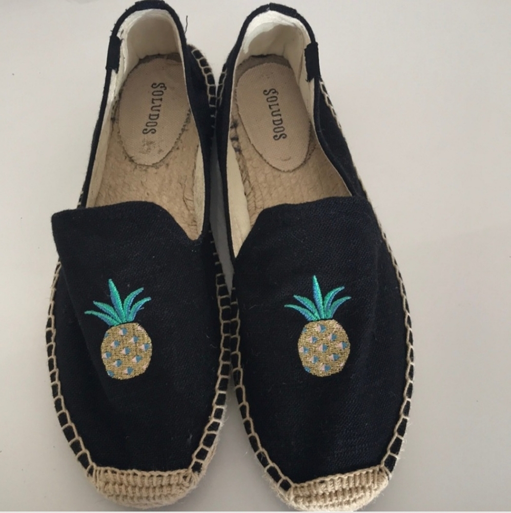 Soludos pineapple espadrilles